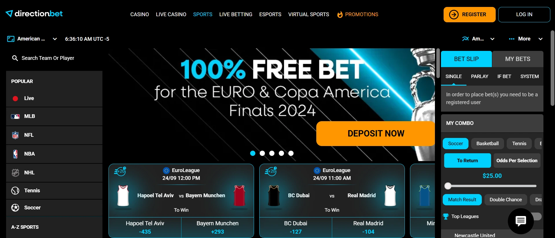 Directionbet online kasino